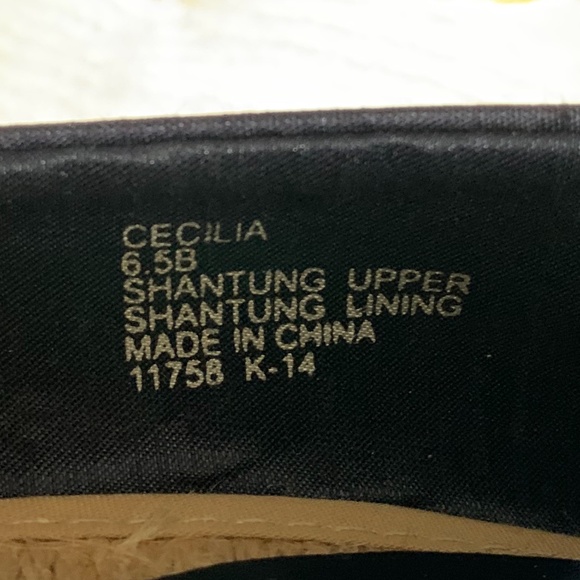 Lauren Ralph Lauren NWOT Wedge Metallic Blue 6.5B - Picture 3 of 8